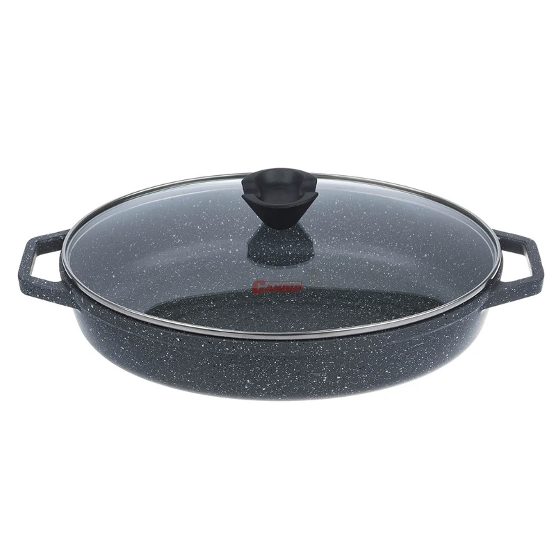 تابه بیضی گرانیت کاندید مدل Oval Pan سایز 33 با پوشش نچسب دو طرفه