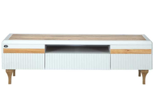 میز تلویزیون متین R465 سایز 160 سانتی‌متر رنگ کرم