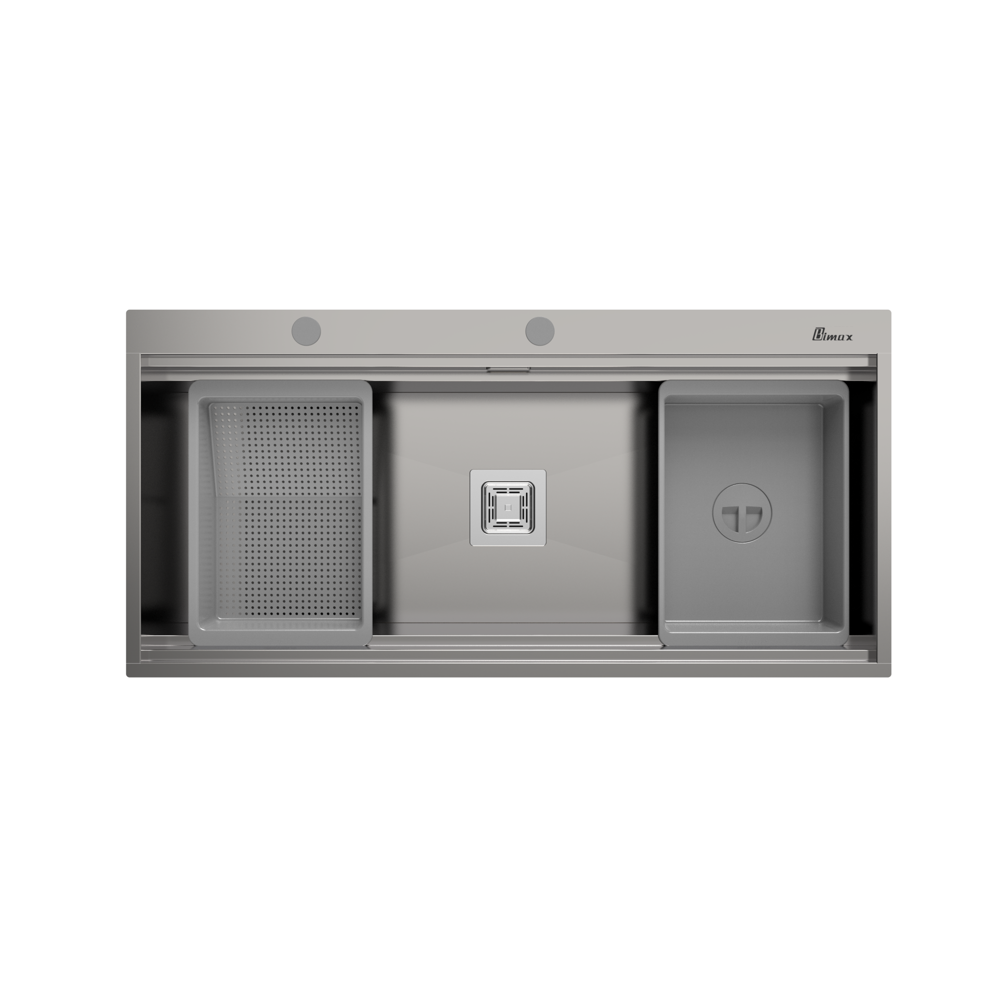 سینک ظرفشویی توکار بیمکث مدل BS 774 استیل ضدزنگ