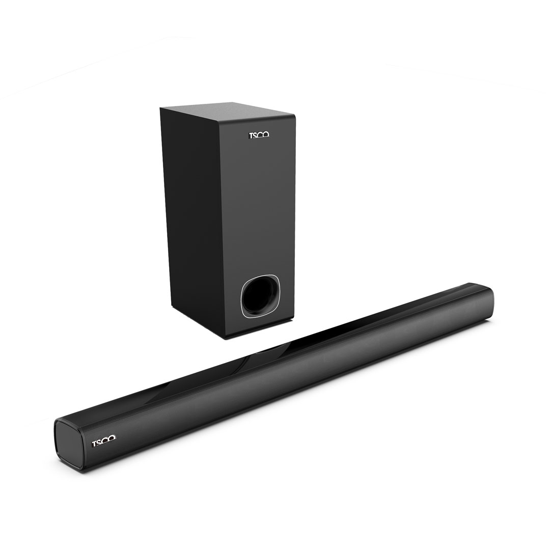 ساندبار دوتکه تسکو TS 2032 مشکی با کیفیت صدای بالا
