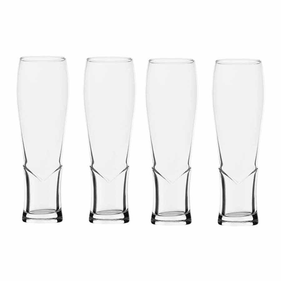 ست ۴ عددی لیوان شیشه‌ای پاشاباغچه مدل Pop Craft کد ۴۲۰۷۴۸ ظرفیت ۴۵۵ میلی‌لیتر