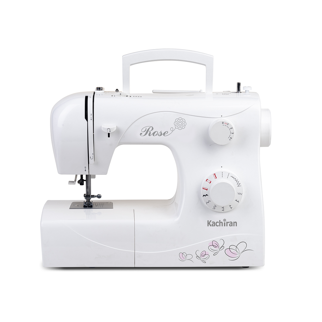 چرخ خیاطی خانگی کاچیران مدل رز 211 پلاس با قابلیت دوخت حرفه‌ای